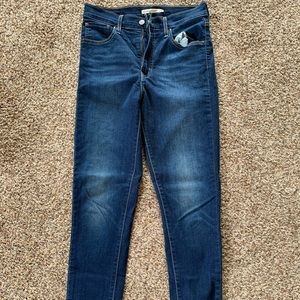 Levis mile high super skinny Jeans sz 29